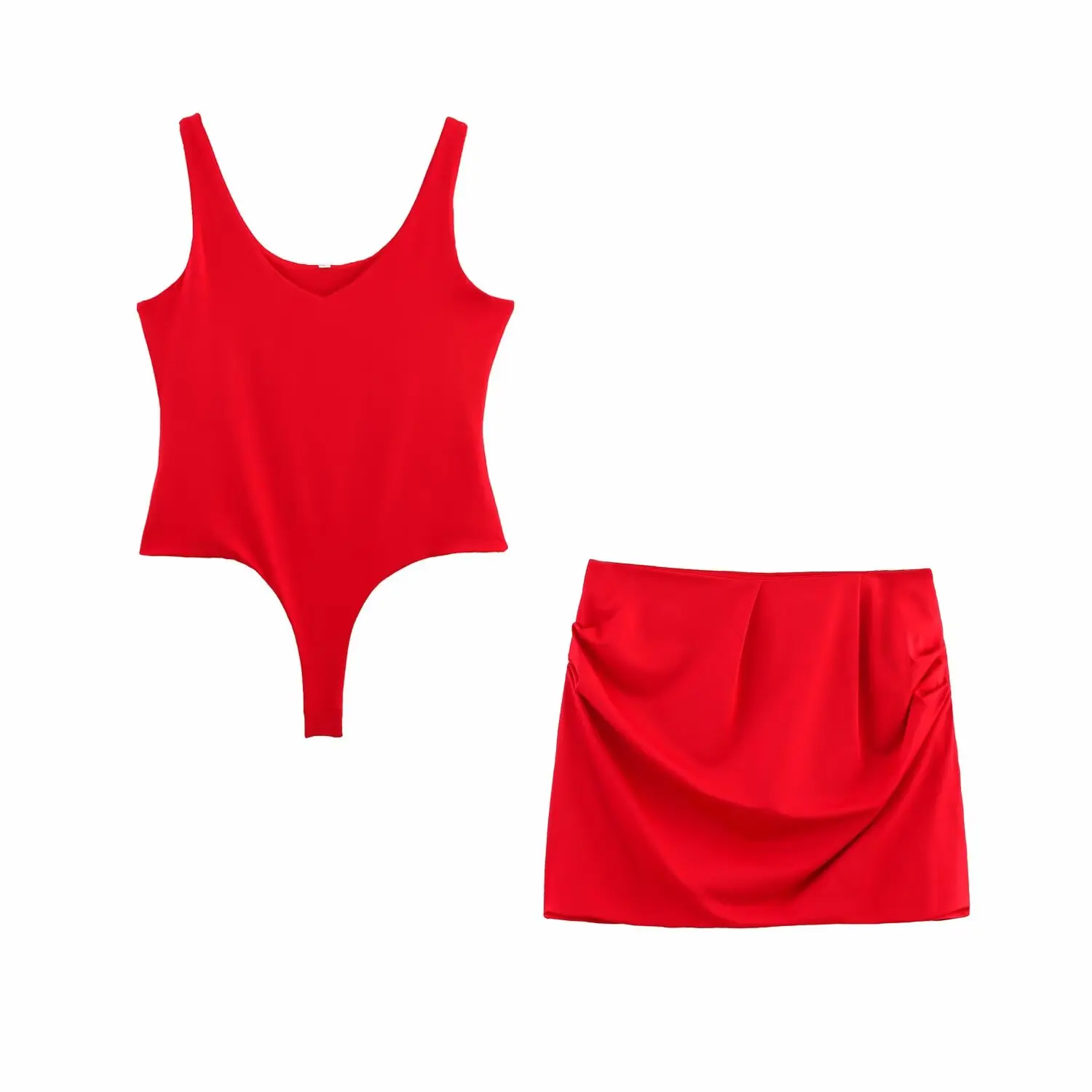 

Женское цельное платье Zr Strapl One-Piece Sexy Bridesmaid Dr, однотонное, с плиссированной юбкой на талии, повседневное, на все четыре сезона