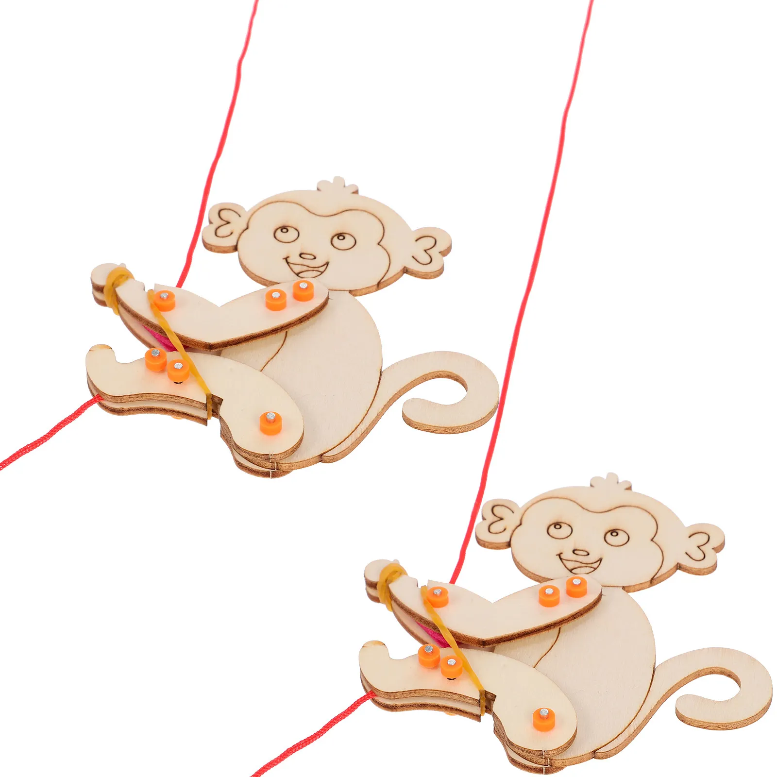DIY Wooden Monkey Climbing Rope Puzzle Kit for Kids – Educational STEM Learning Toy for Child Development