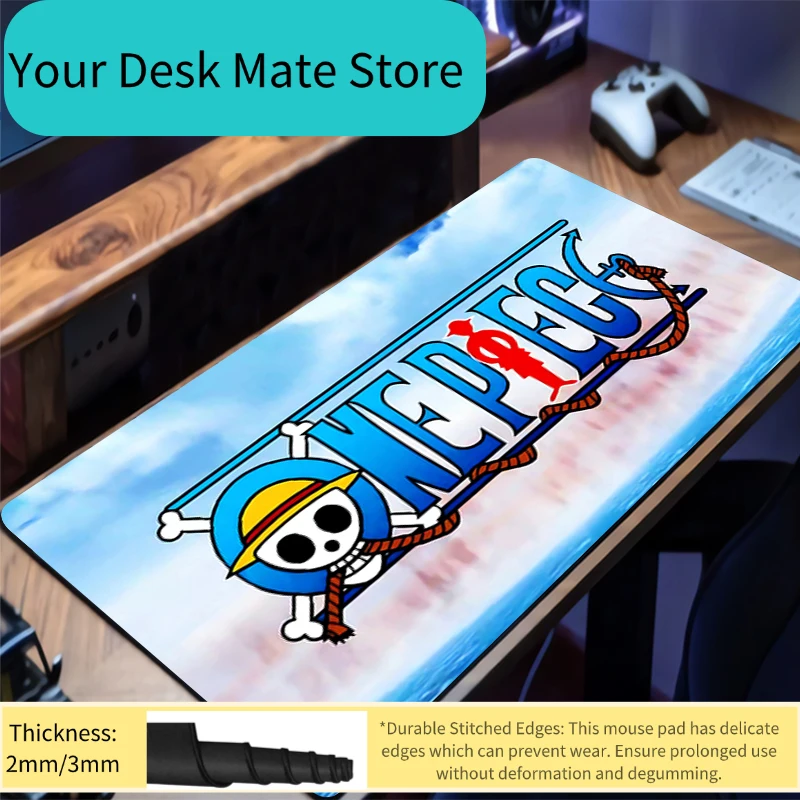 Anime-Mauspad, einteilig, 90 x 40 cm, Notbook Gamer-Tastaturpad, rutschfester Gummi, Computerteppich, Schreibtischunterlage, Gamer-Schrank, XXL-Mauspad