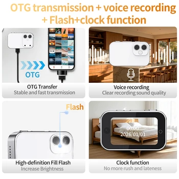 New Dual Lens Magnetic Portable Thumb Camera with Auto Focus HD 2K Retro Pop Filter Sport Pocket Camera Boutique Gift 2026 2