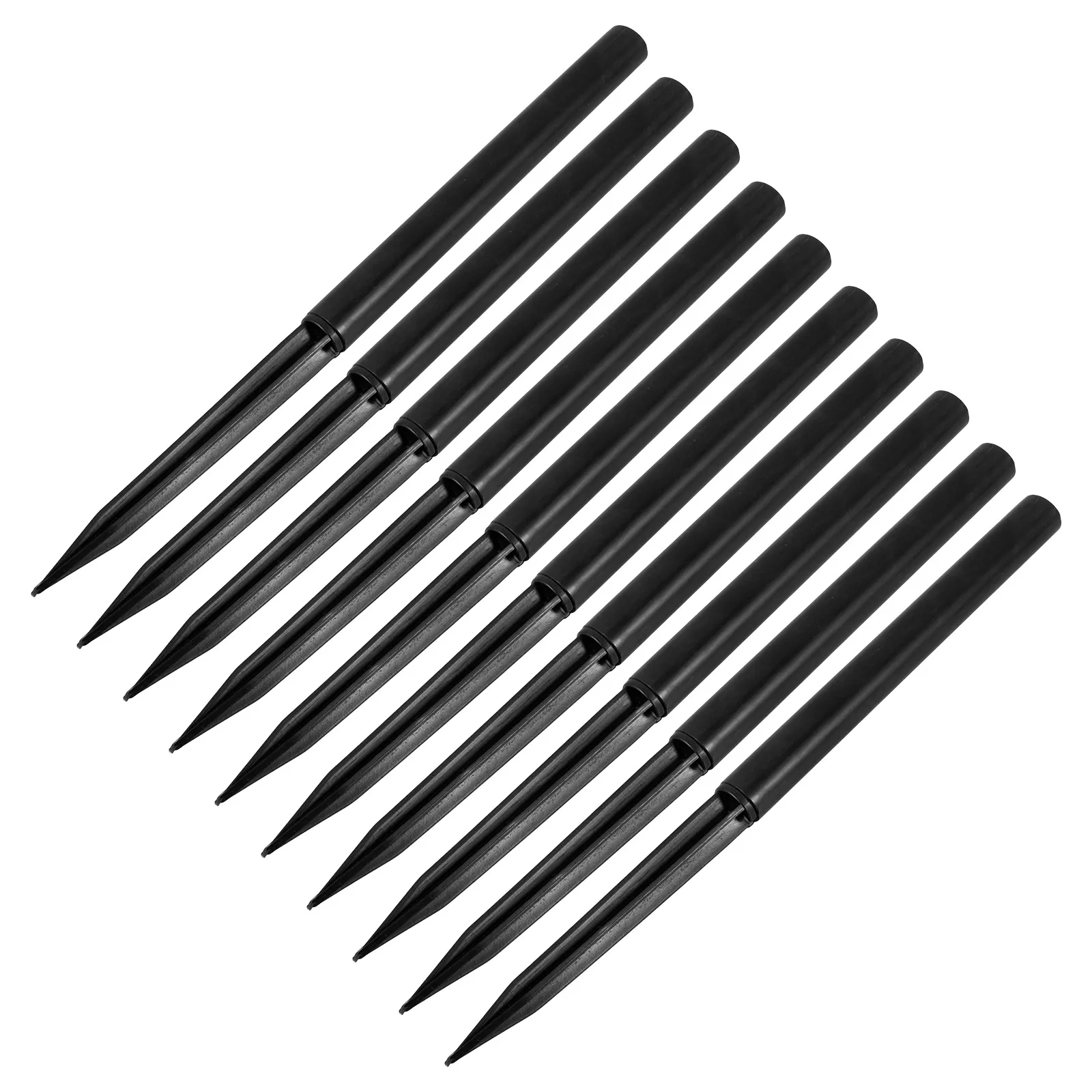 

10 Sets Solar Ground Plugs Light Stakes Outdoor Landscape Lighting Replacement Parts Plastic Durable Garden Accessories Land