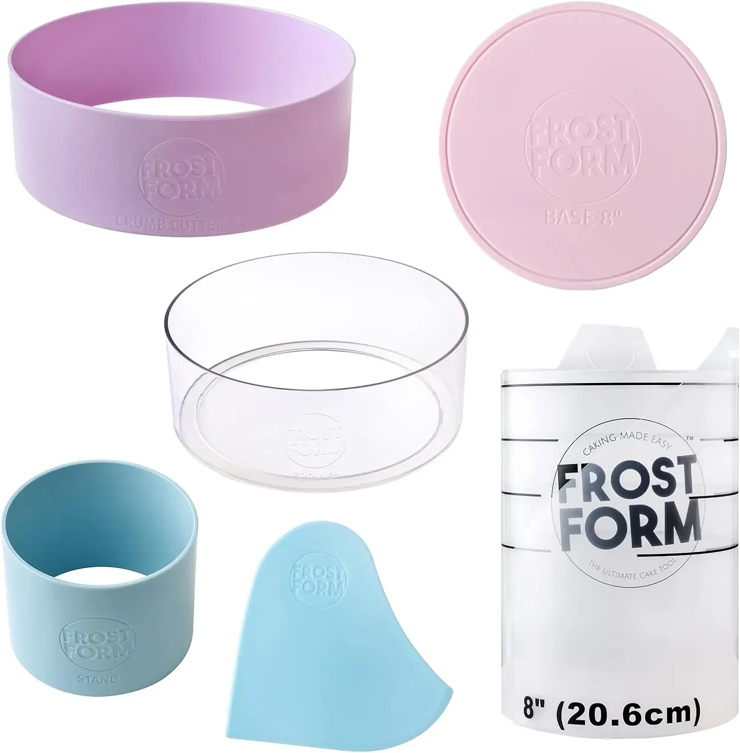 7-Piece Set-Quality  Cake Frosting  Beginners Cake Decorating Kit Compatible with Piping Bags