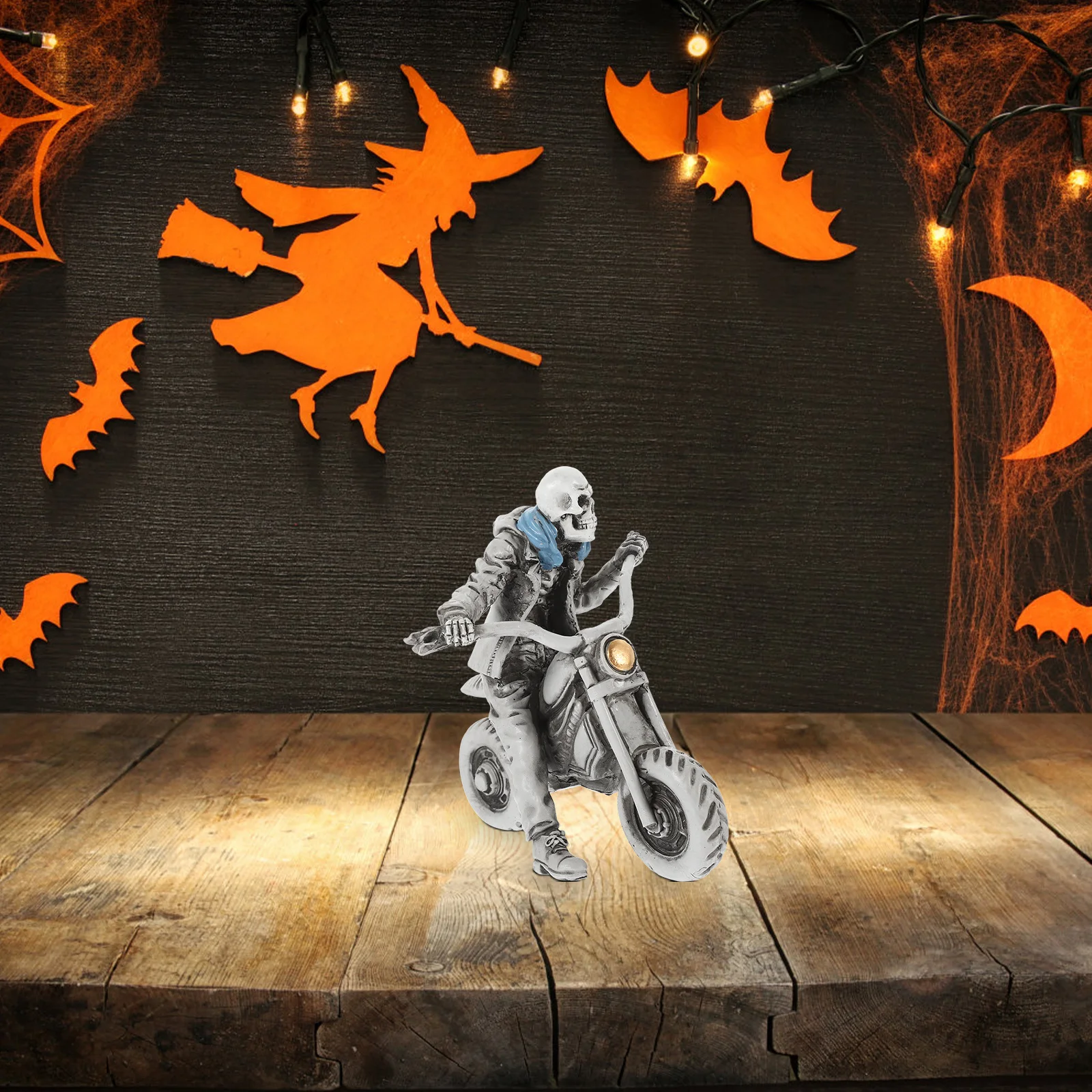 الهياكل العظمية هالوين تمثال سطح المكتب الديكور الحرفية تمثال للمنزل الراتنج زخرفة التماثيل مكاتب