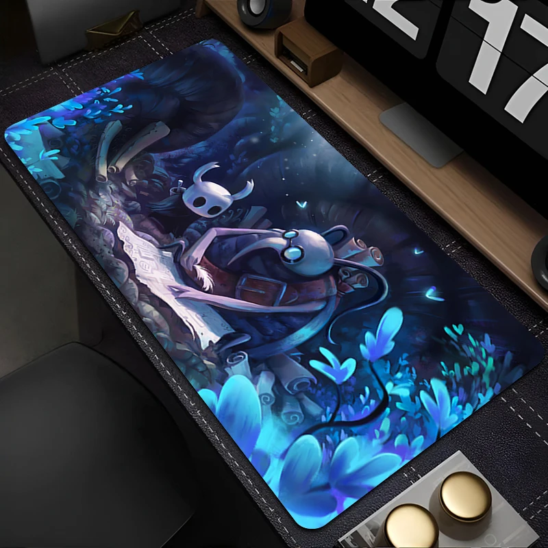 Mouse Pad PC Accessories Keyboard Pad Office Desk Mat Anti Slip HD Mousepad Natural Rubber H-hollow Knight Gaming Extended Pad