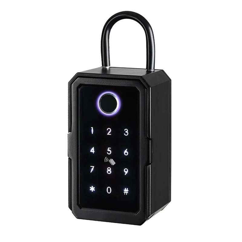 

Smart Key Lock Box Wifi Fechadura Eletronica Waterproof Wall Mount Fingerprint Door Lock Security Lockbox