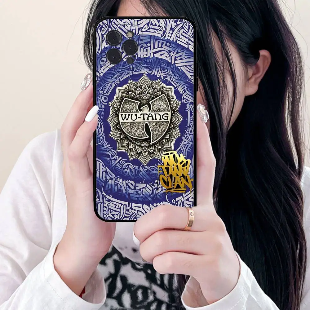 Hip Hop Singer W-wu T-tang Clan Phone Case For IPhone 17 16 15 14 13 12 11 Pro Max Plus Mini Silicone Black Cover