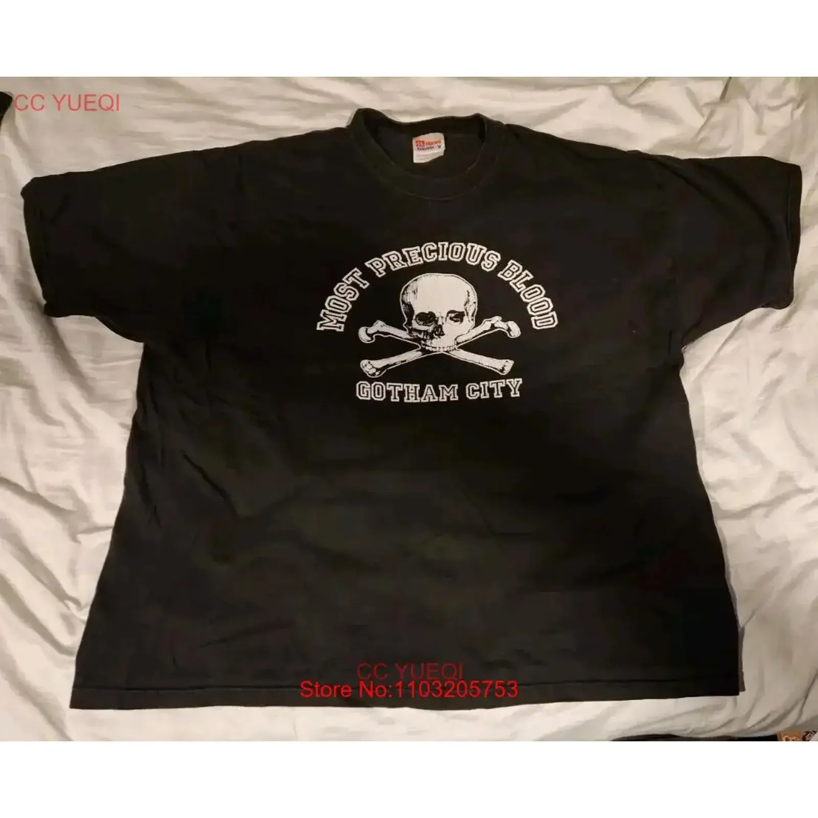 Vintage 2002 Most Precious Blood Gotham City T Shirt XL Indecision Nyhc MPB vintage Washed Versatile graphic designer clothes