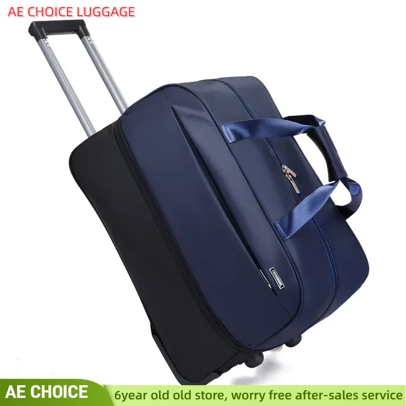 

Large Capacity Travel Trolley Bags Rolling Luggage waterproof Oxford cloth Suitcase Travel Bag With Double Wheels valises