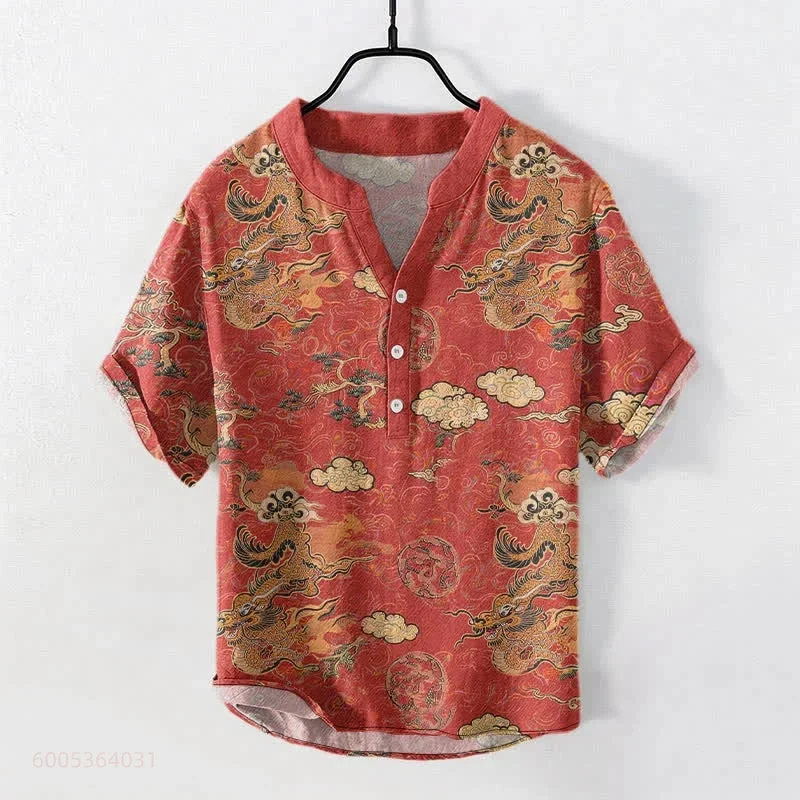 Men's POLO shirt with mandala print, short-sleeved, versatile top for everyday wear, commuting, outings, parties, and more.