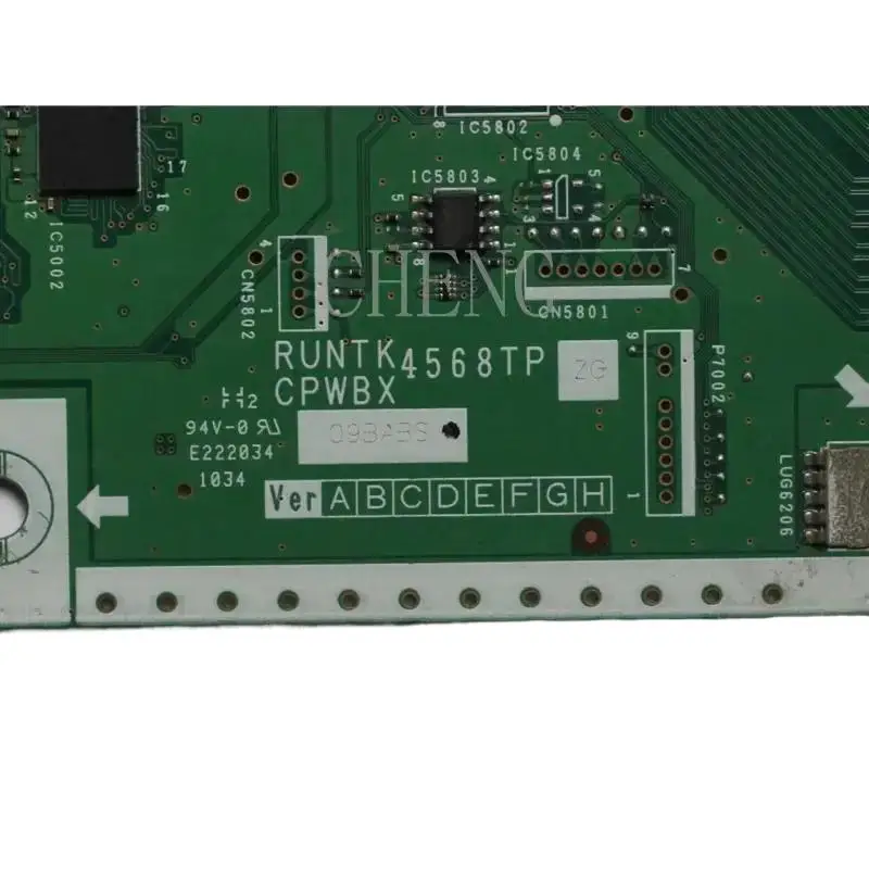 オリジナル T-ボード CPWBX RUNTK 4568TP ZG テレビ CTT 用
