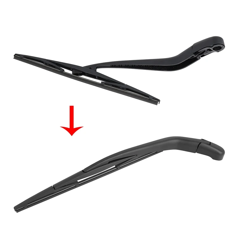 Rear Windshield Wiper Blade Arm Set For Honda Fit Jazz 2014-2019 Windshield Wiper Arm With Blade Set