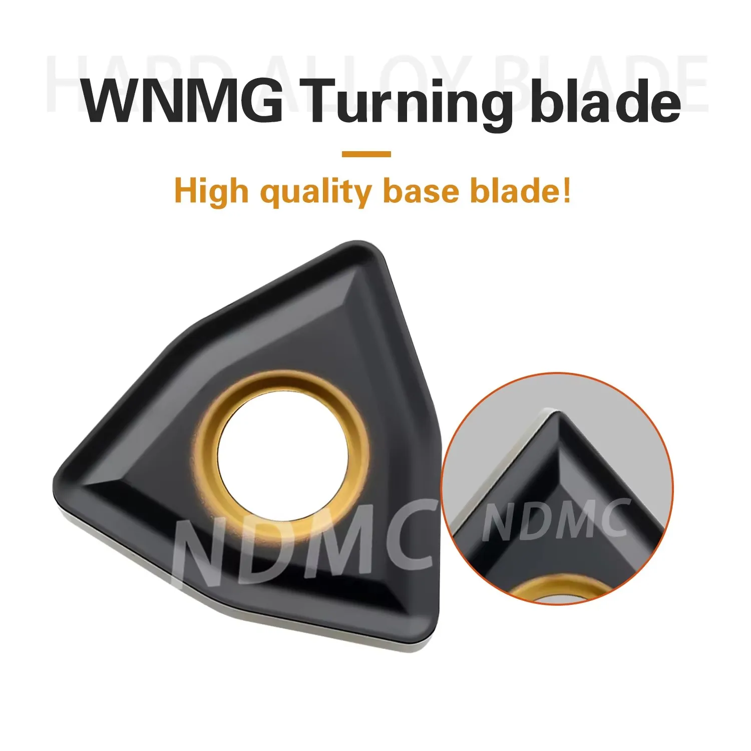 

DESKAR Peach Shaped Numerical Control Lathe Outer Circular Cutting Insert WNMG080404/08/12 WNMA080404/08/12 LF3018 For Cast Iron