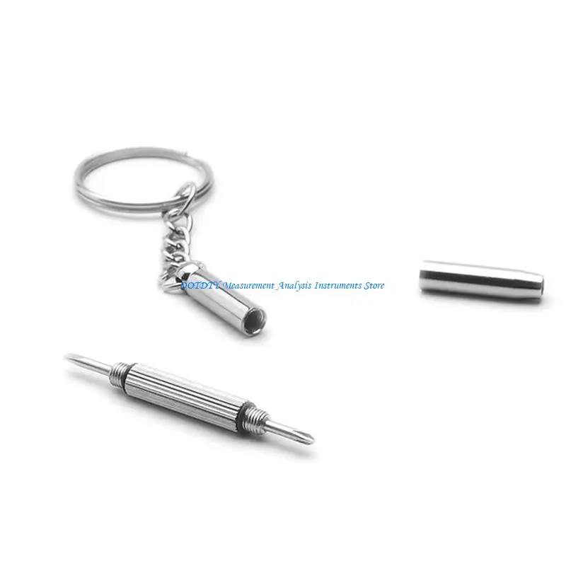 367D 3in1 Eyeglasses Screwdriver Sunglass Watch Repair Screwdriver Tool Keychain