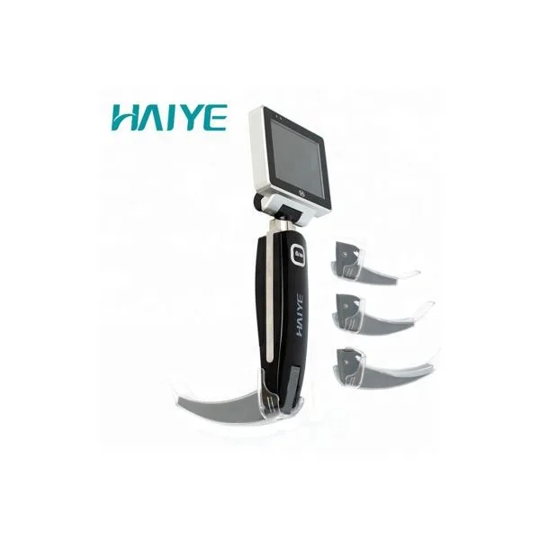 HAIYE Brand portable video laryngoscope for airway intubation with adult use disposable blade