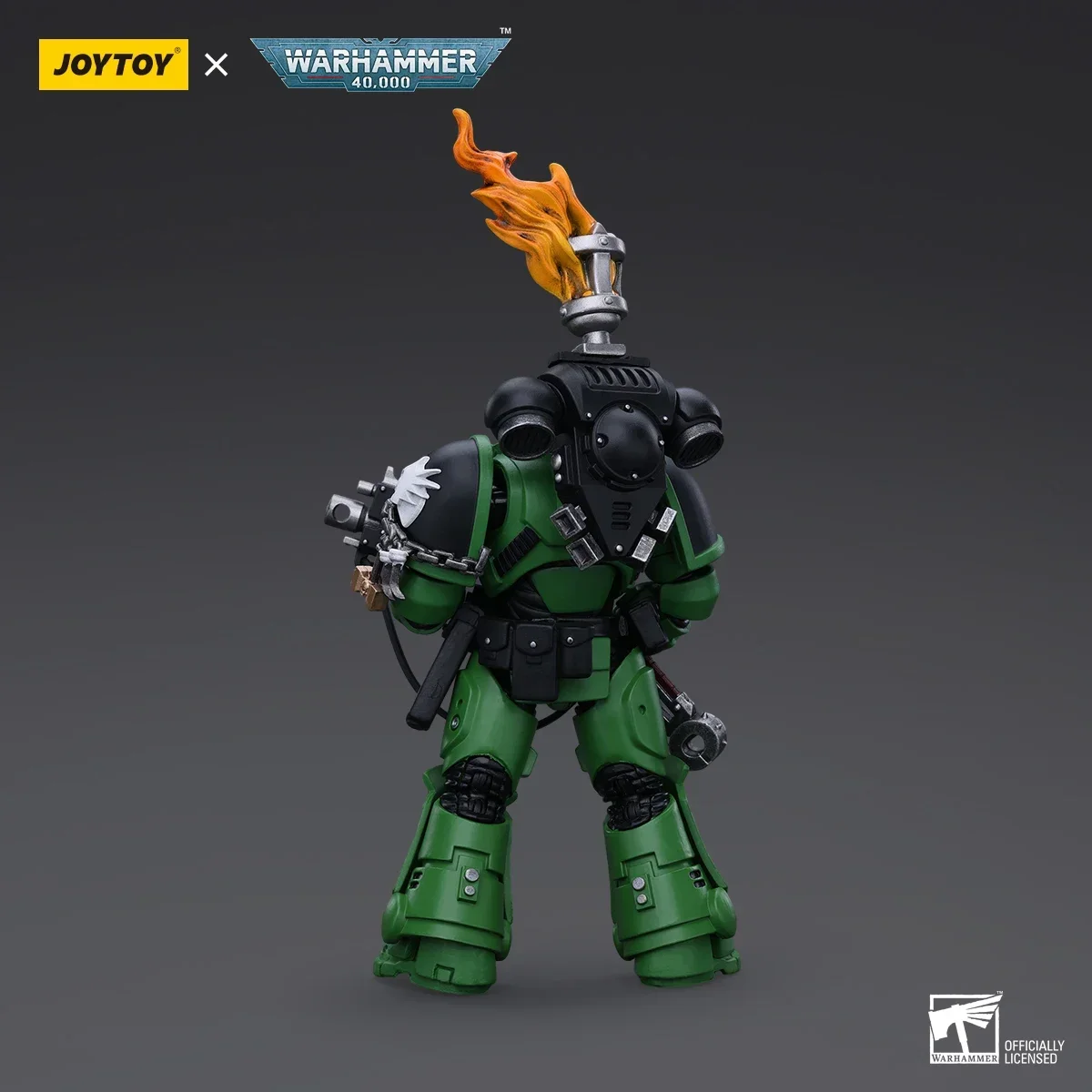 JOYTOY Warhammer 40k 1/18 figurki salamandry intercesoria sierżant Tsek'gan kolekcja Anime Model wojskowy chłopiec zabawka prezent