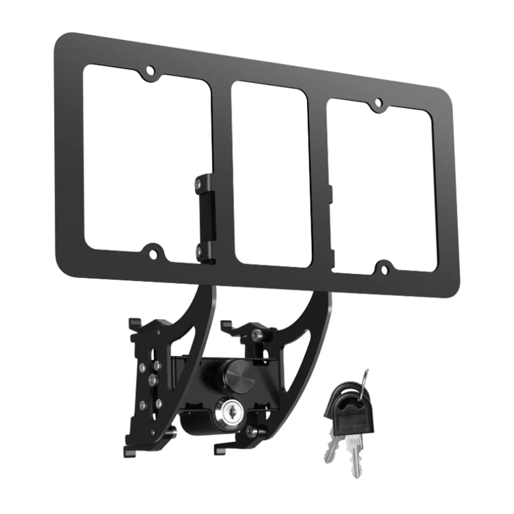 

No Drill License Plate Holder for Tesla Model 3 Y 2017-2023 With Anti-Theft Features Front License Plate Bracket Mounting Kit