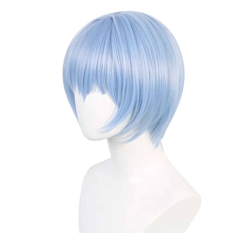 ウィッグ 新世紀エヴァンゲリオン EVA 碇シンマリ コスプレウィッグ 頭皮分け目 レイヤードショートヘア