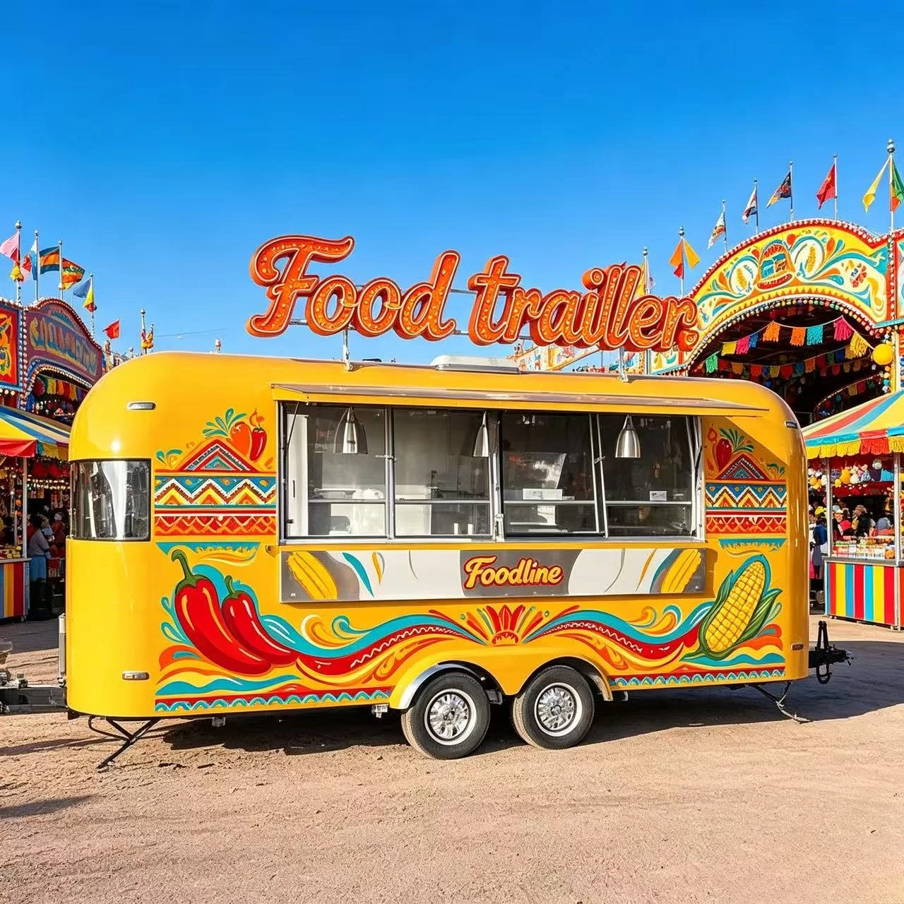 Coffee Tea Van - FL Aangepaste Concessie Foodtruck Te Koop