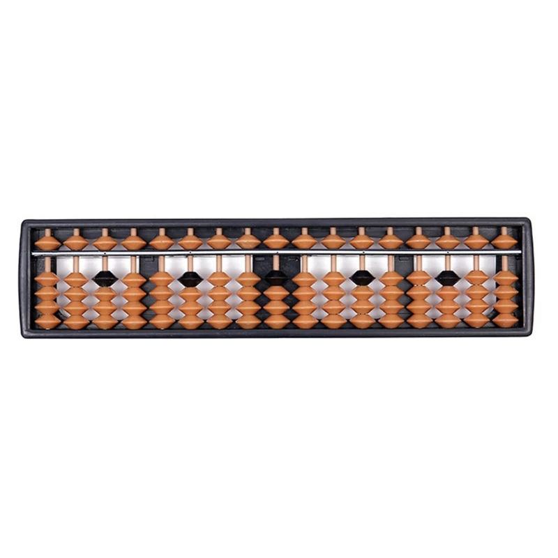 Draagbare Klassieke 17 Rij Abacus Chinese Vintage Abs Abacus Calculator Kinderen Math Berekening Tool Voor Wiskunde Klassen