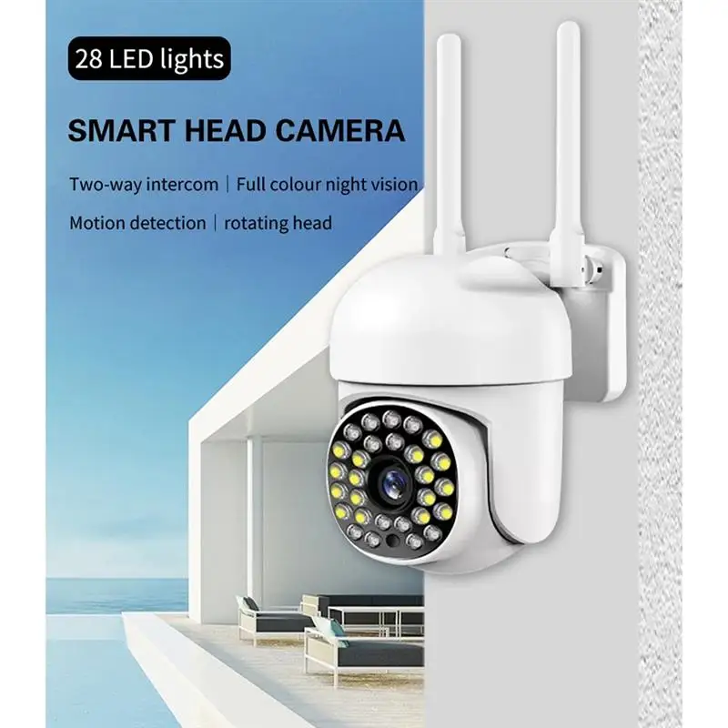 

PIX-LINK 1080P WiFi Surveillance Camera 360 Degree Panorama Intelligent HD Indoor Home Security Intercom Call Camcorder