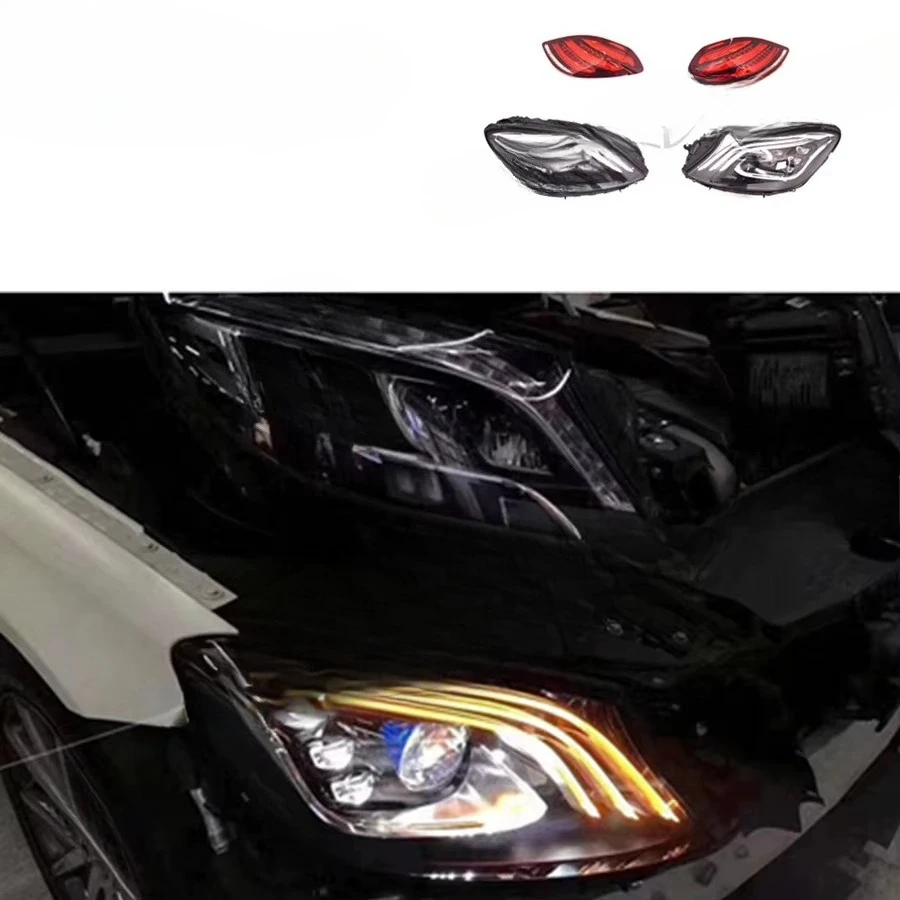 China Factory 2018y W222 Headlights and Tail Light Fit for S-class W222 Upgrade to 2018year W222 S63 S65 S400 S500 Lamps