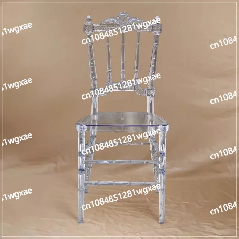 Hotel Wedding Outdoor Event Rental Resin Chiavari Chair Tiffany Transparent Acrylic Detachable Chair Beauty Salon Cadeira Bar