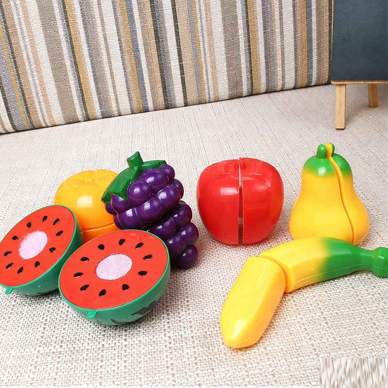 Kinder Rollenspiel Obst-Schneidespiel Simulationsküchen-Spielzeug Pizzazubereitung Gemüse Kochset Mädchen Interaktives Spielzeug Geschenk – Detail 2