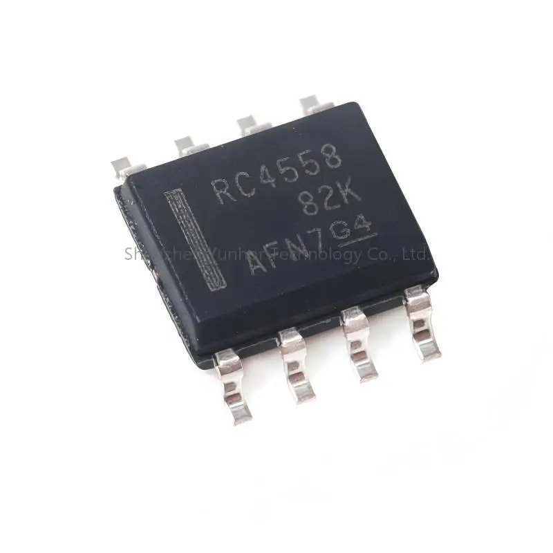 10pcs RC4558DRG4 SOIC8 RC4558 Electronic Component Surface Mount For Signal Processing integrated circuit