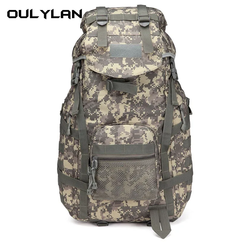 60L Russian EMR Camouflage Bag Camping Mountaineering Rucksack Travel Cycling Tactical Attack Backpack Hiking Bags