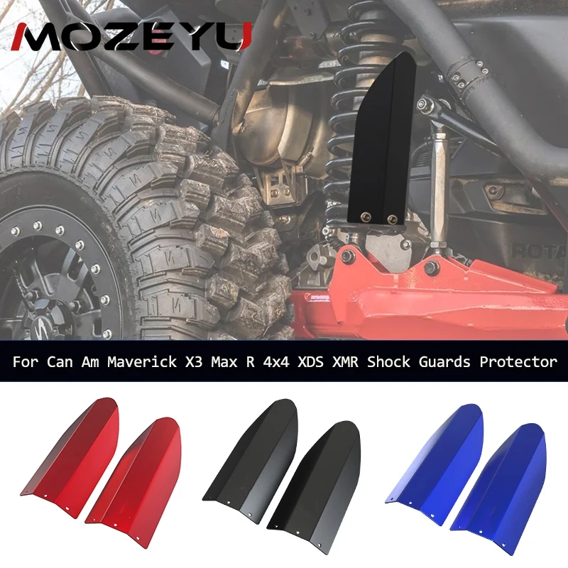 

2017-2025 Maverick X3 Rear Shock Guards FOR CAN AM MAVERICK X3 900 Max 1000 4x4 XDS XMR XRC Turbo R RR DPS Rear Shock Protector