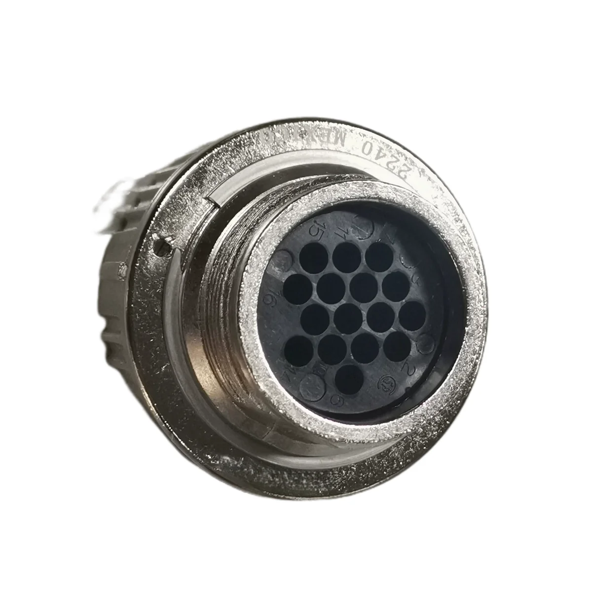 Haulotte 2440603870 METALLIC FEMALE CONNECTOR OF 16 PINS FOR HOSE Used for Haulotte lift  OPTIMUM 6 COMPACT 8 COMPACT 10