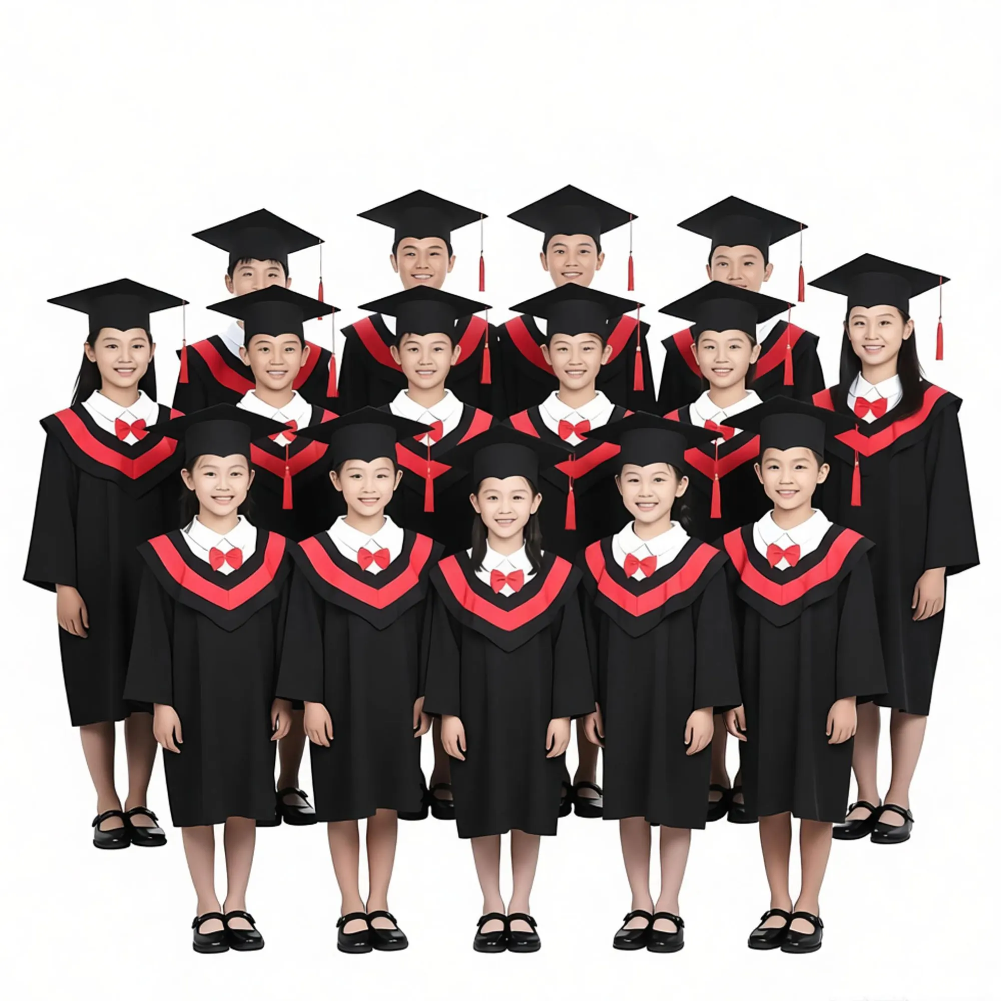 

Kids Graduation Gown Bachelor Costumes for Boys Girls Children's Day Performance Dr. Clothing Graduated Bachelor Suits Dr. cap