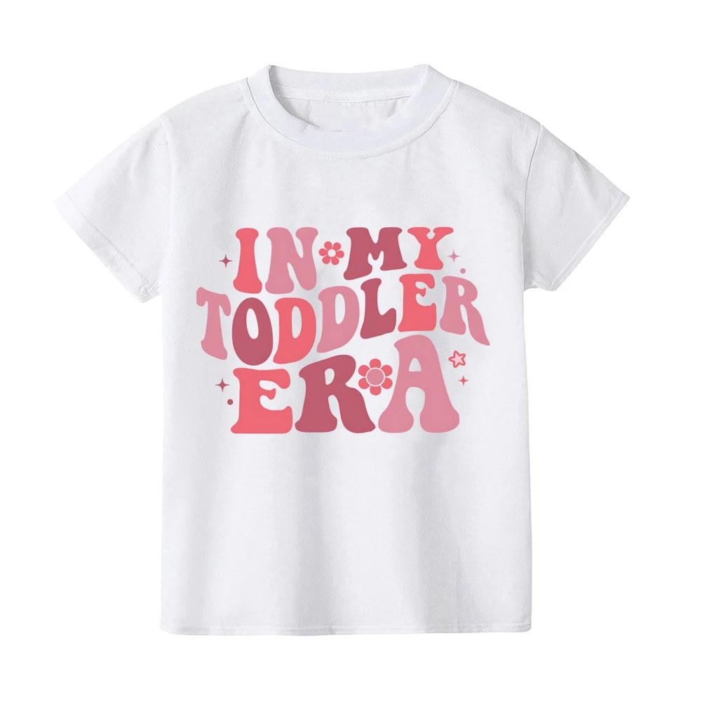 In My Toddler Era camiseta divertida para niños, camisas Retro para niñas, ropa para niños pequeños y jóvenes, camiseta para niñas de mi Era para niños pequeños, trajes