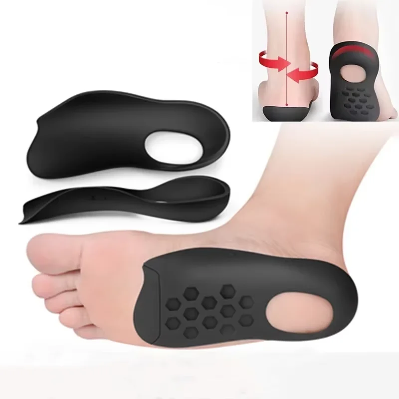 Flat Foot O-Shaped Legs Insole For Shoes Correction Arch Support Plantar Fasciitis Orthopedic Insoles Men/Women Foot Care Insert