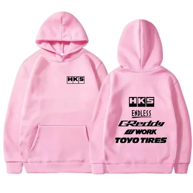 2026 Herren Mode Cooler Hoodie Japan JDM Modifiziertes Auto HKS ENDLESS Kapuzenpullover Herren Damen Vintage Lässiger Sweatshirt Langarm Pullover – Detail 15