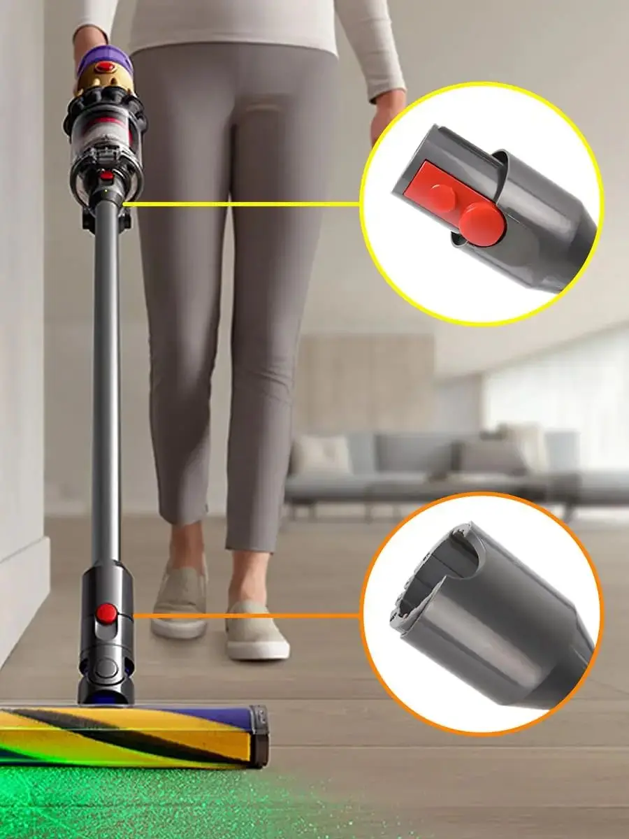 Vervangende verlengstok voor Dyson V12 Slim stofzuiger, Quick Release Tube Attachment voor Dyson V10 Digital Series, 29 inch - afbeelding 2