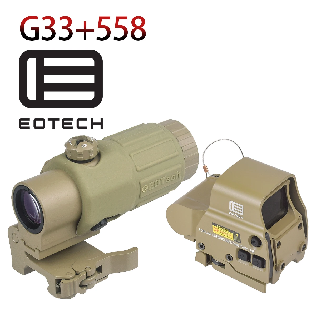EOTECH G43 G33 G45 3X 5X Vergrotingsscoop EOTECH 558 Holografische Collimator Red Dot Sight 20mm Rail Jacht Airsoft Optiek Scope - afbeelding 1