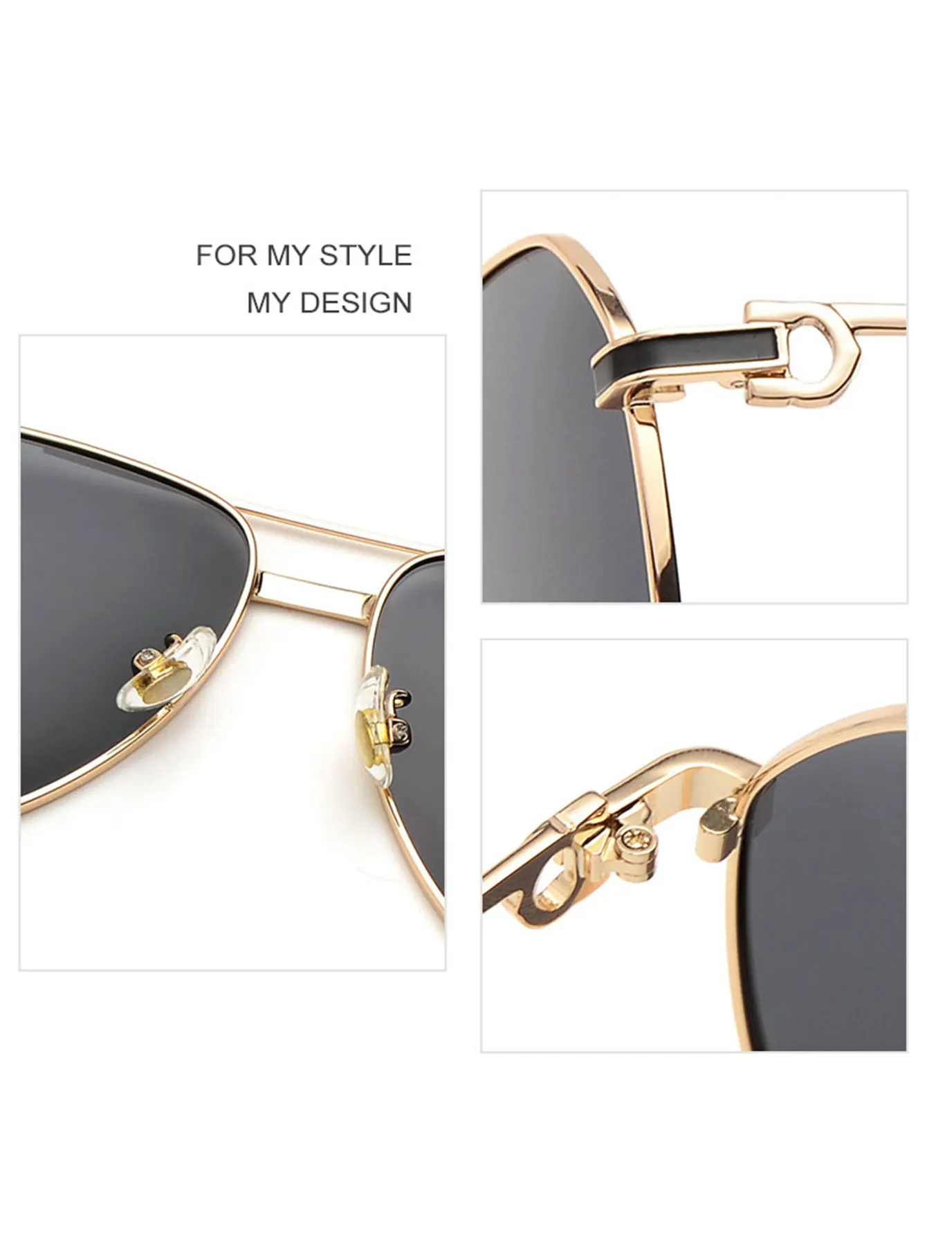 New Metal Wrapped Frame Toad Sunglasses for Men Fashion Trendy Personalized Retro Outdoor Driving Polarized Eyewear for Women image 6