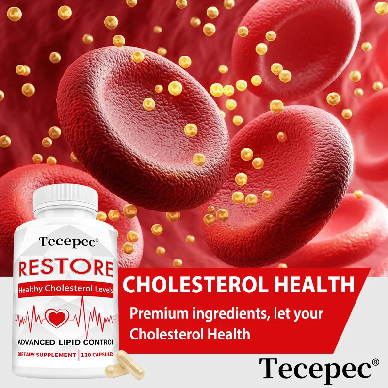 

RESTORE - Healthy Cholesterol Supplement, Supports Immune, Lipid Management, Kidney, Cardiovascular and Brain Health