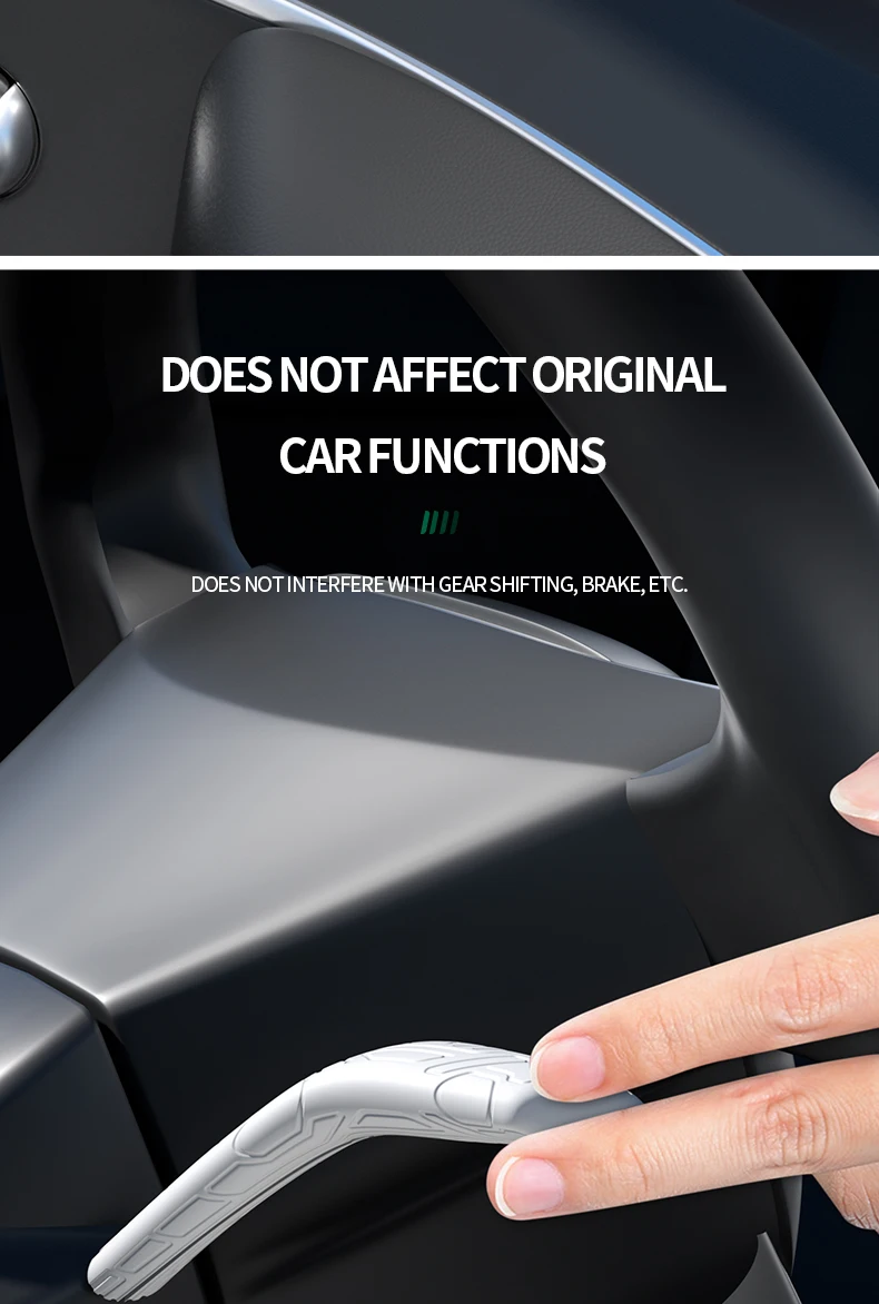 Für Tesla Model Y Juniper, Model 3 Highland & Model YL (2025-) Silikon-Lenksäulen-Schalthebelabdeckung Gangschaltungsschutz – Detail 7