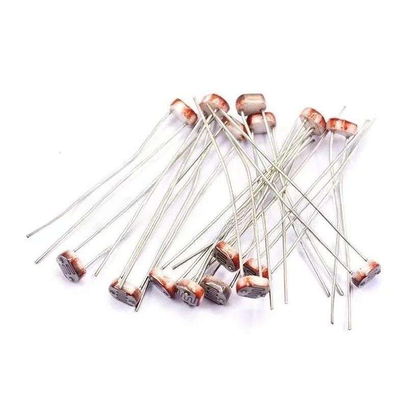 50pcs GL35 GL45 GL55 Series Photoresistor Kit 3-5mm LDR Light Dependent Resistor Assortment