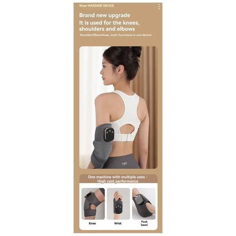 

Rechargeable Electric Heating Wrist Guard 5 Levels Vibration Massage Hot Compression Wrist Brace Protector Wrap