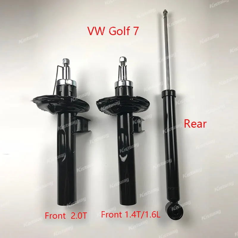 2PCS Front Or Rear Shock Absorbers Kit For VW Golf 7 GTI 1.4T 1.6L 2.0T 2013- 1T0413031EQ 1K0513029GP 5QD413031A 5QD513049C