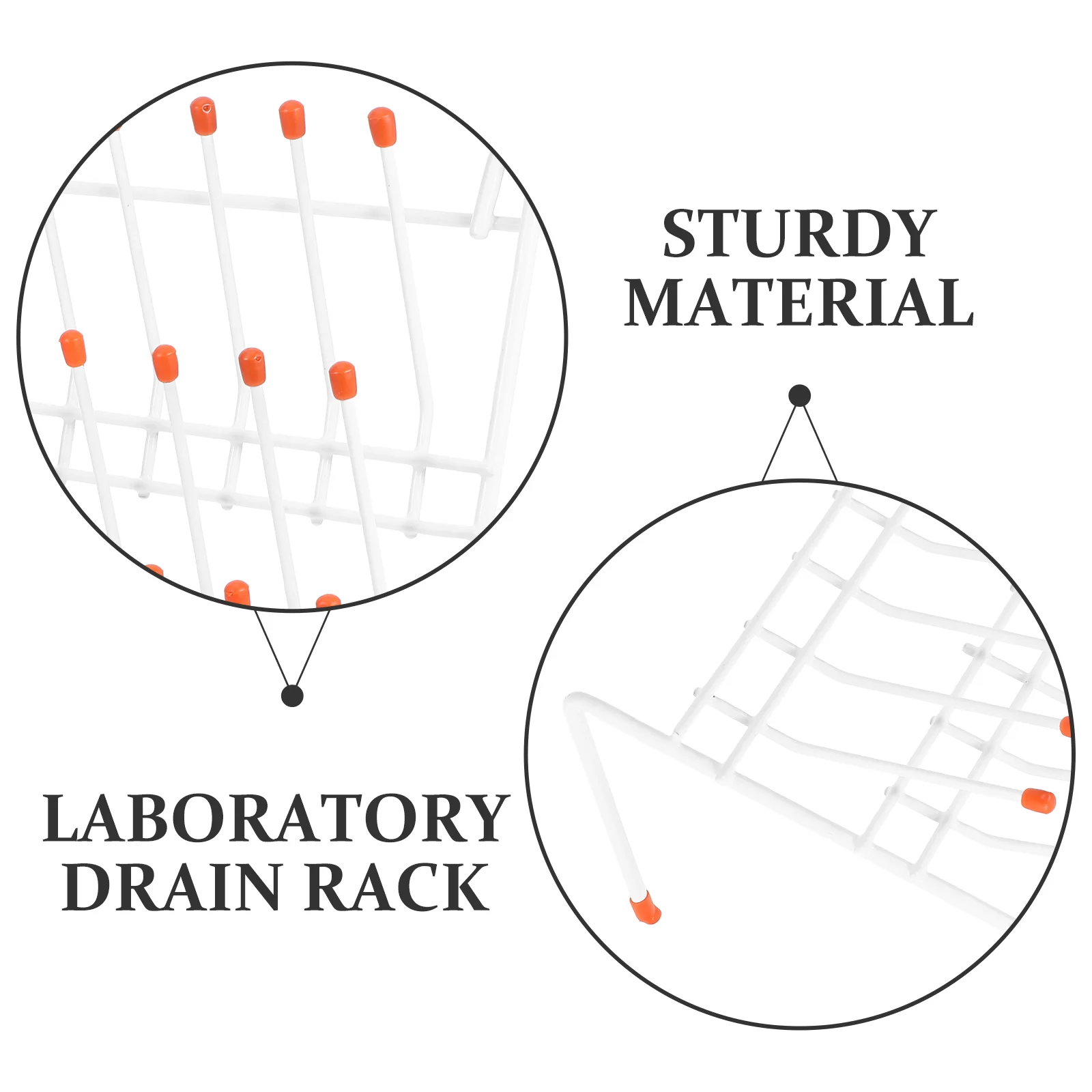 Rack de drenagem de laboratório para tubo de ensaio, pia, suporte de utensílio de secagem, secador de ferro
