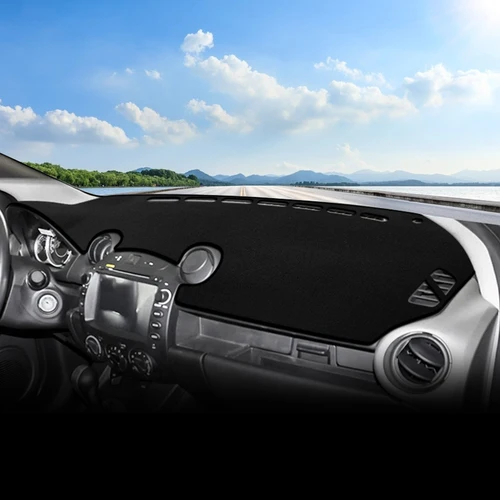 Imagen 2 del producto Para Mazda 2 DE Demio 2007 2008 2009 2010 2011 2012 2013 2014 alfombrilla para salpicadero DE coche parasol cubierta antideslizante Accesorios