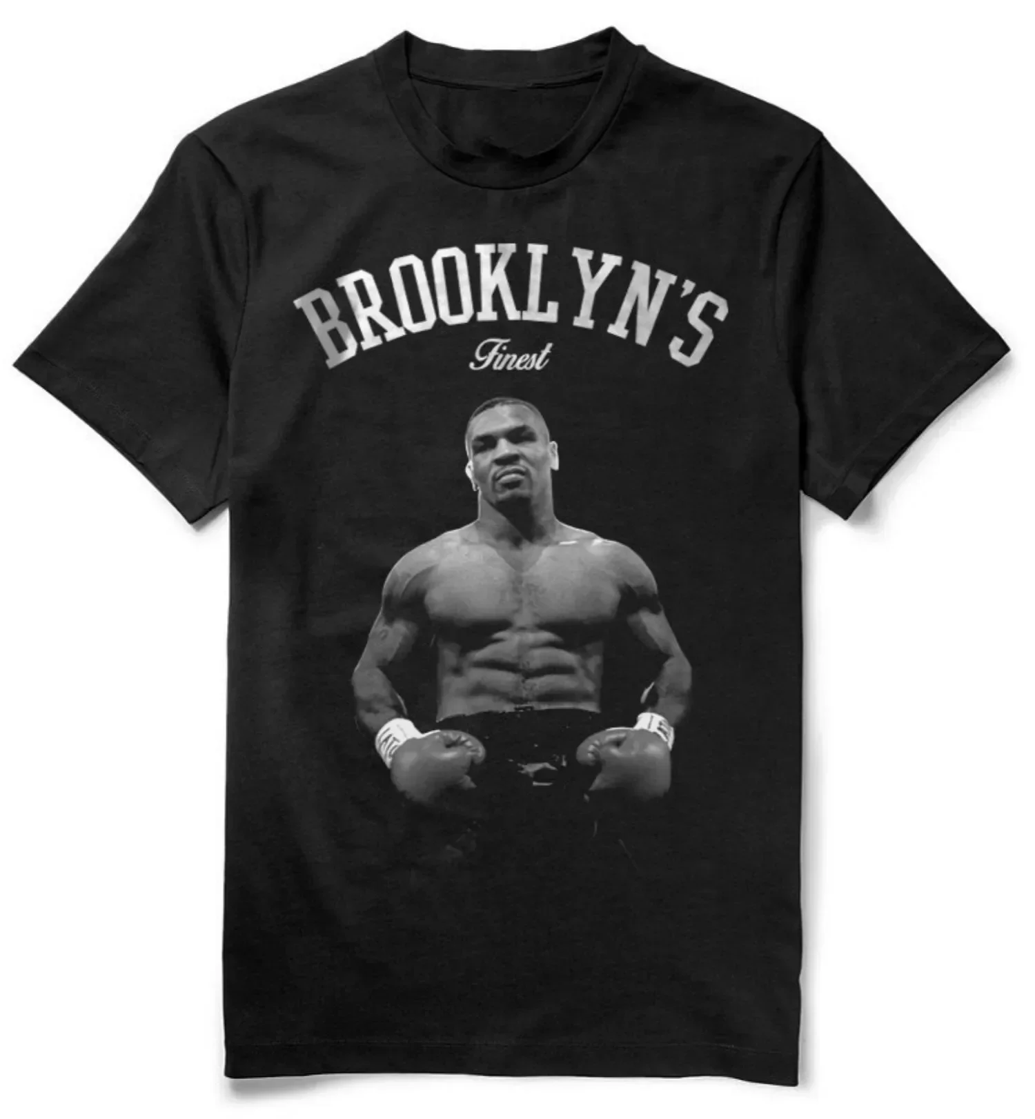 MIKE Summer Cotton O-Neck Short Sleeve Unisex T Shirt  Mens Brooklyns Finest TYSON T-Shirt  New Size S-5XL harajuku  streetwear