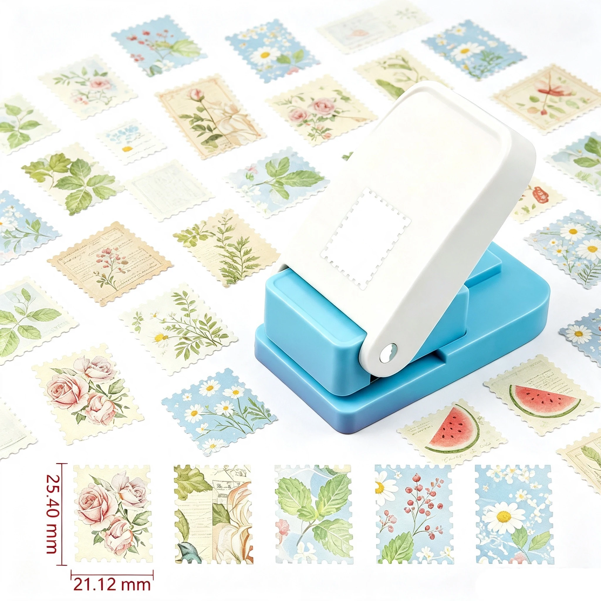 Square & Rectangular Stamp Hole Punch Craft Postage Embossing Machine