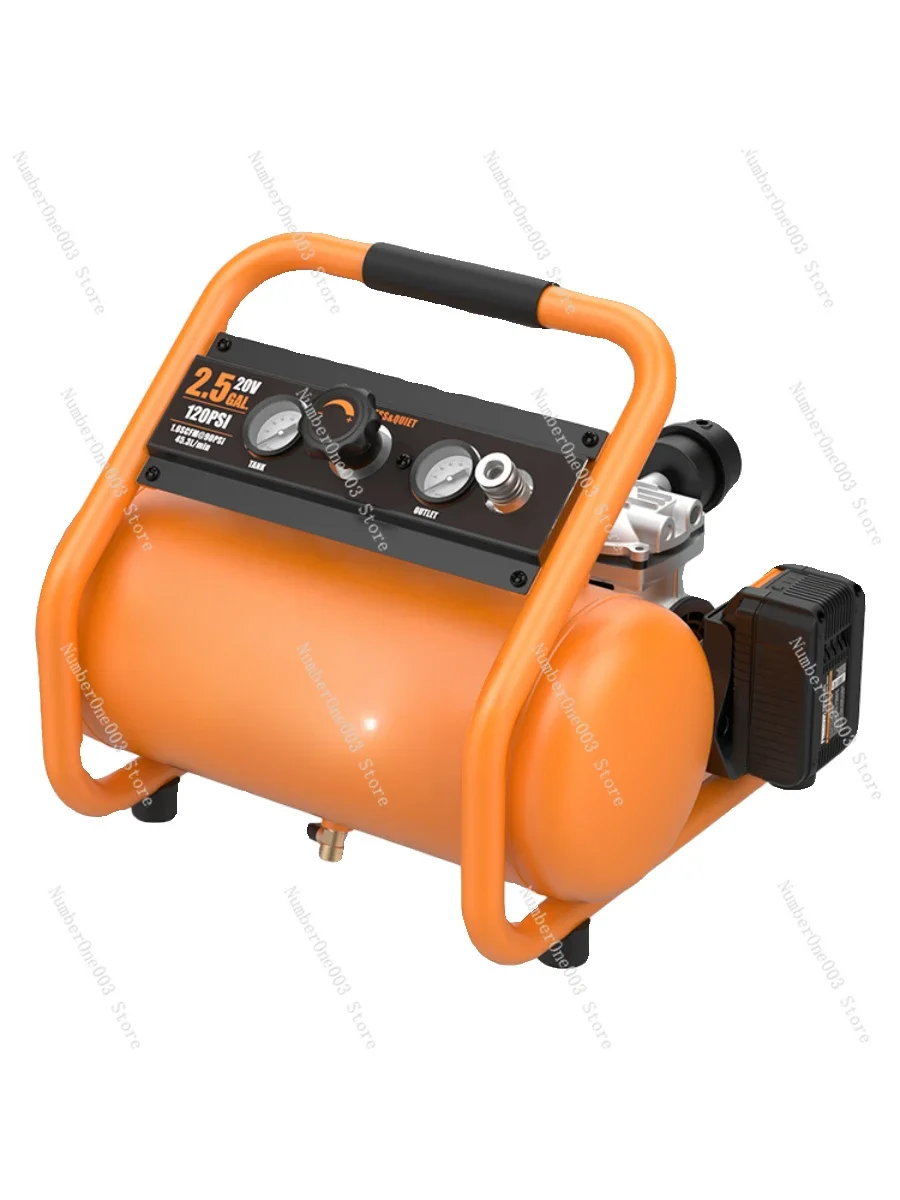 Rechargeable Mini Electric Air Compressor, 4 Liters Lithium Battery, 10 Liters, Small Air Pump