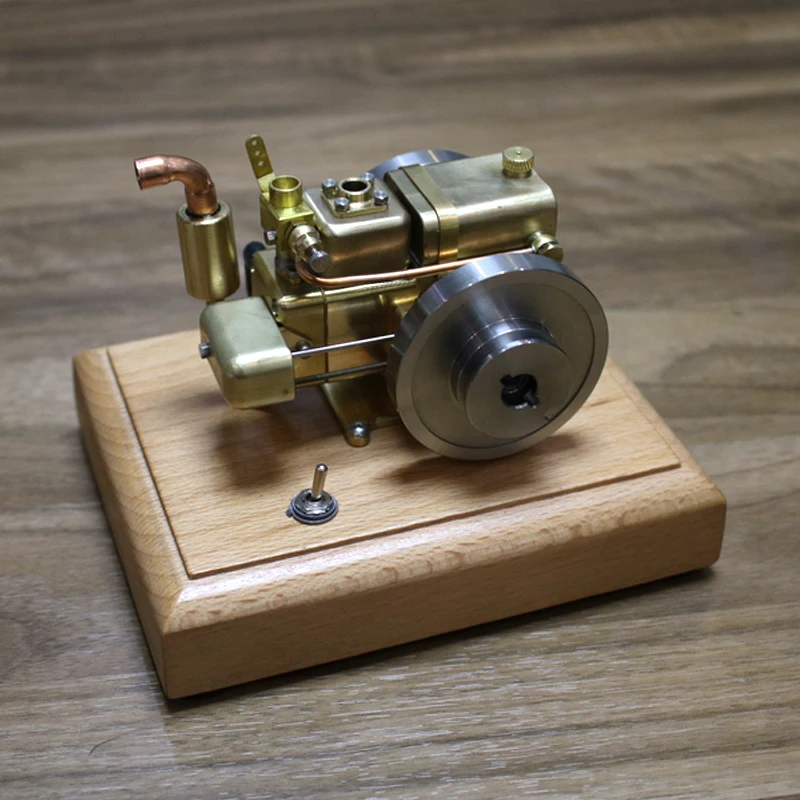 Engine Model Brass Stainless Steel 1.6CC 1.5V Water Cooling for Scientific and Technological Experimental Toys
