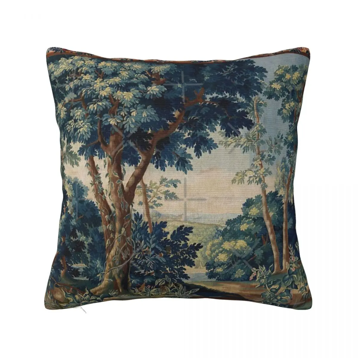 Greenery Trees In Woodland Landscape Pillow Case Decorative Pillows 45X45 Cushions Cover Pillow Case Pillow Cover